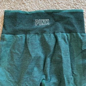Victoria’s Secret pink seamless legging green S